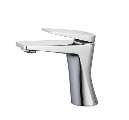 Faucet Pencampur Baskom Kamar Mandi Chrome Kuningan