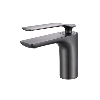Metal Kuningan Single Mixer Basin Tap Pistol Kamar Mandi Air Dingin Dan Panas OEM