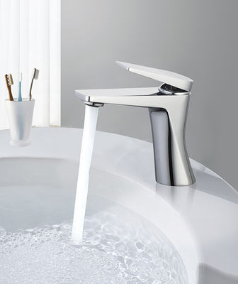 Faucet Pencampur Baskom Kamar Mandi Chrome Kuningan