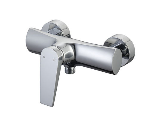 Single lever mandi atau shower mixer kamar mandi keran kuningan krom dingin dan panas OEM