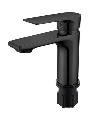 Metal Matt Hitam Baskom Mixer Keran Single Lever