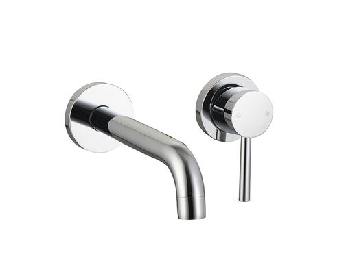 Bulat Klasik Di Dinding Single Lever Kamar Mandi Mixer Tap Kamar Mandi Kuningan Chrome