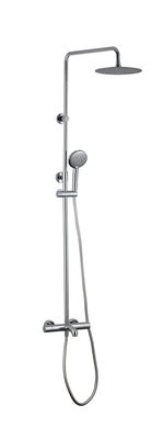 Mandi termostatik Shower Faucets Shower Terpapar Mixer Warna Chrome Kuningan