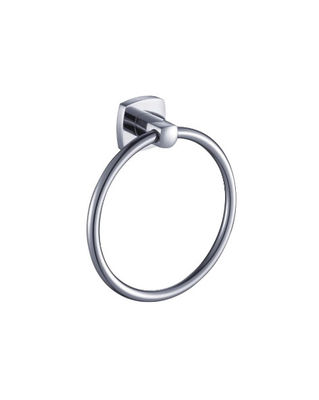 Modern Kuningan Handuk Ring Holder Kamar Mandi OEM dinding dipasang