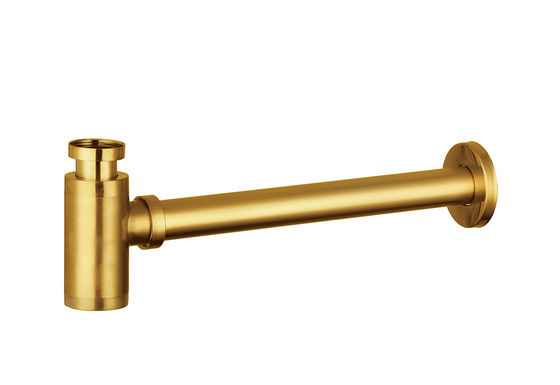 Zinc Bottle Trap Toilet Wash Basin Drainer Sifon Kamar Mandi Untuk Wash Basin Diputih TI-Emas OEM