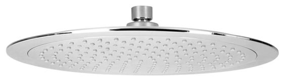 ABS Plastik Hujan Shower 10 &quot; Bulat Chrome Kolom Kamar Mandi OEM