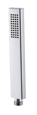 Perunggu mikrofon handshower mandi tangan untuk mandi kolom kamar mandi nozzle silikon mudah membersihkan persegi OEM