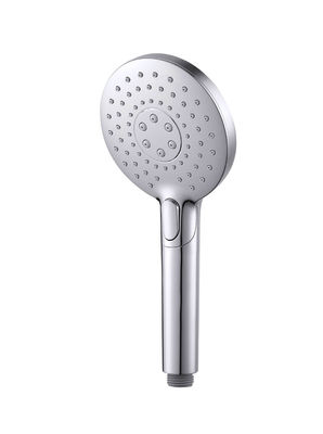 ABS 3 fungsi handshower mandi tangan untuk mandi kolom krom kamar mandi silikon nozzle bulat mudah bersih OEM