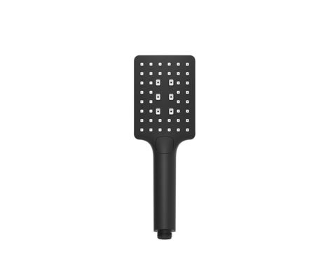 ABS plastik 3 fungsi shower tangan mandi untuk shower kolom hitam kamar mandi silikon nozzle persegi mudah bersih OEM