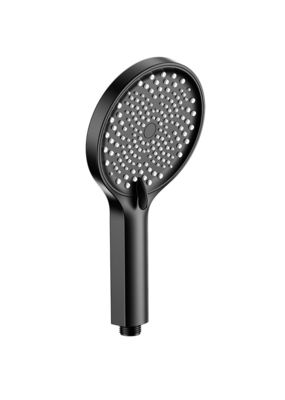 ABS plastik 3 fungsi handshower hand shower kolom kamar mandi hitam baru cairan silikon nozzle bulat mudah bersih OEM