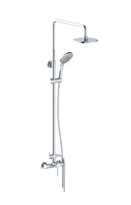 Brass Bath Shower Faucets Single Lever Exposed Shower Mixer OEM Bulat Klasik