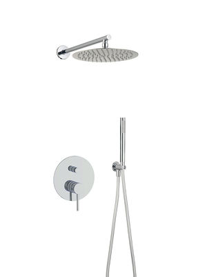 Merah klasik Chrome OEM Shower Minyak Mixer Tap Tersembunyi di dinding