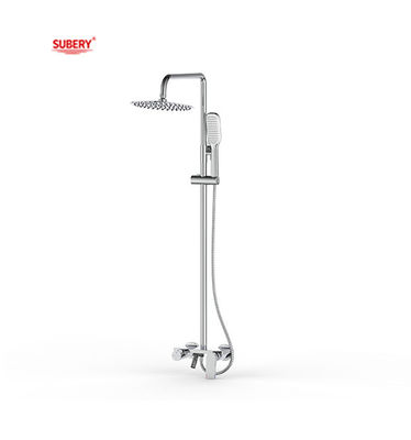 Matt Hitam Kuningan Mandi Shower Faucets Thermostatic Suhu disesuaikan