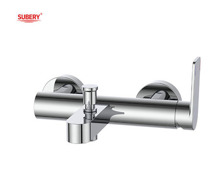 OEM Single tuas bak mandi mandi mandi mandi keran mixer kamar mandi Chrome ODM desain klasik bulat