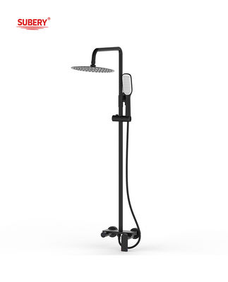 Brass Bath Shower Faucets Single Lever Exposed Shower Mixer OEM Bulat Klasik