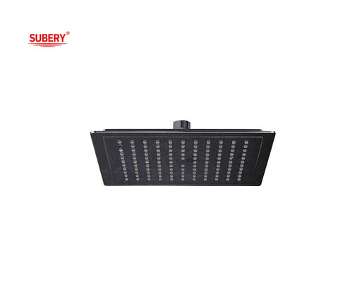 Ukuran Besar Square Shower Matt Hitam Kolom Kamar Mandi OEM ABS Plastik