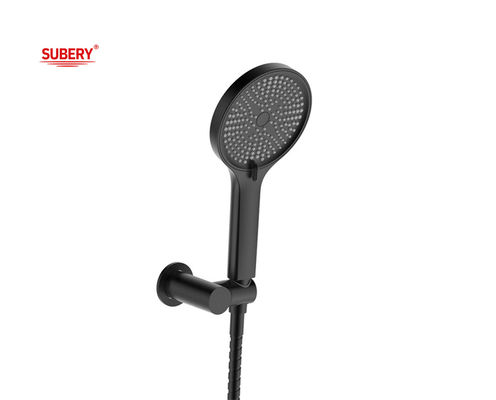 Matt Black Kamar Mandi Shower Handheld ABS Plastik 3 Fungsi