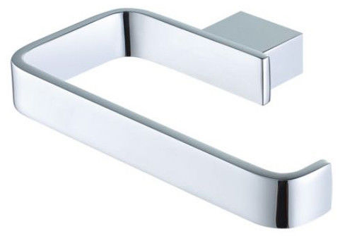 Tissue Roll Brass Holder Toilet Paper Holder Permukaan Chrome Modern