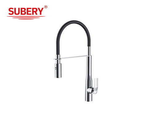 Faucet Sink Dapur Tembaga Chrome Single Lever Modern OEM