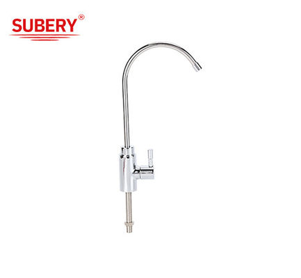 ODM Single Lever High Basin Mixer Faucet Bath Chrome Brass Long Handle Faucet Air Panas Dan Dingin