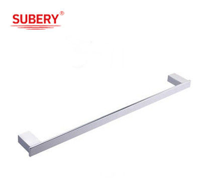 Sekrup mount dinding menginstal modern satu handuk bar aksesoris kamar mandi stainless steel