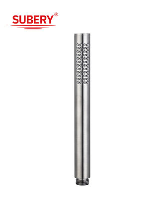 Perunggu mikrofon handshower mandi tangan untuk mandi kolom pistol logam kamar mandi nozzle silikon mudah membersihkan OEM bulat