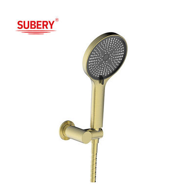 Mandi tangan emas yang disikat Nozzle silikon cair bulat Mudah dibersihkan OEM