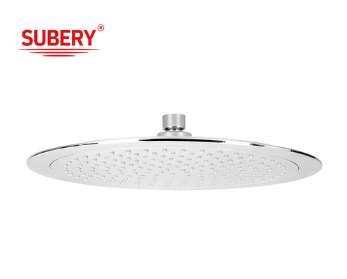 ABS Plastik Hujan Shower 10 &quot; Bulat Chrome Kolom Kamar Mandi OEM