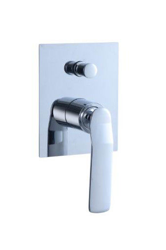 Single tuas tersembunyi di dinding mandi atau shower mixer dengan pengalih kamar mandi keran kuningan krom OEM