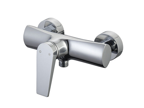 Single lever mandi atau shower mixer kamar mandi keran kuningan krom dingin dan panas OEM