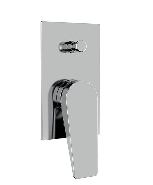 Single tuas tersembunyi membangun di dalam dinding mandi atau shower mixer dengan pengalih kamar mandi krom kuningan keran shower OEM
