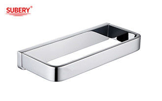 Pisau handuk perunggu pemegang cincin kamar mandi kualitas tinggi warna krom OEM nobel kuningan mounting piece base kuningan