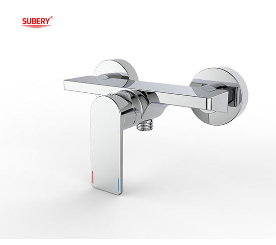 Single lever mandi atau shower mixer kamar mandi keran kuningan krom dingin dan panas OEM