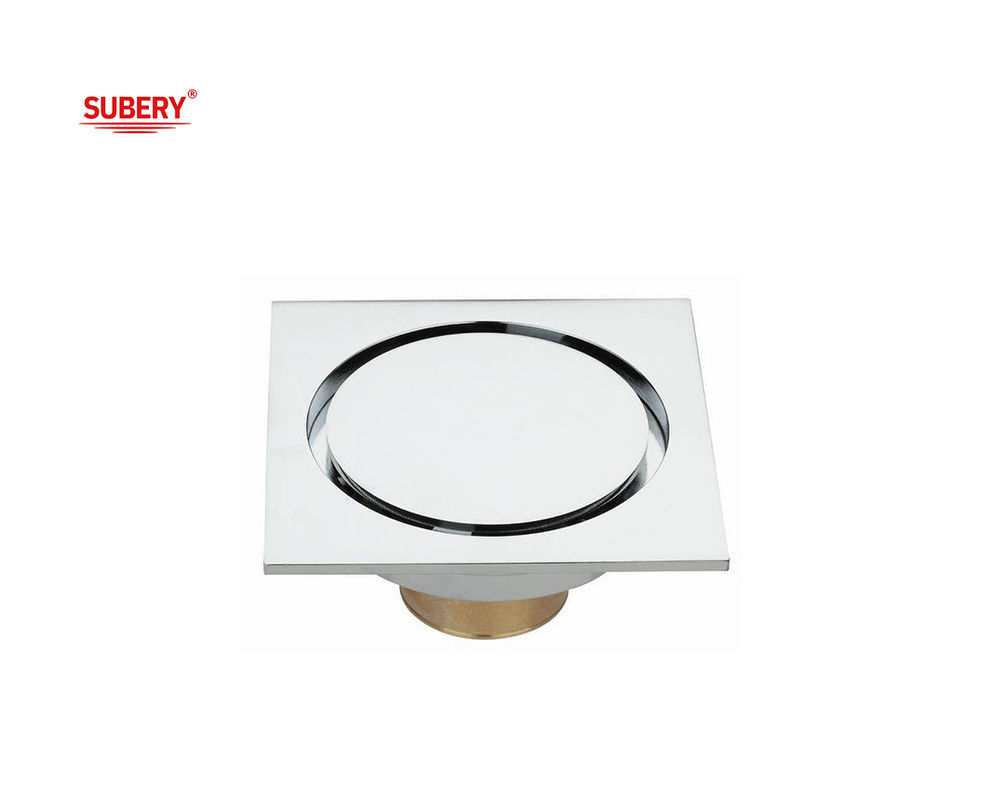 OEM Kuningan Kamar Mandi Lantai Drain Modern Lantai Dipasang 100 X 100mm 150 X 150mm