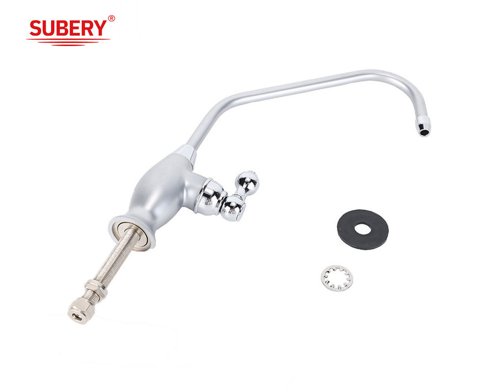 Single Lever High Basin Mixer Faucet Kamar Mandi Kromium Kuningan Long Handle Faucet Air Panas Dan Dingin