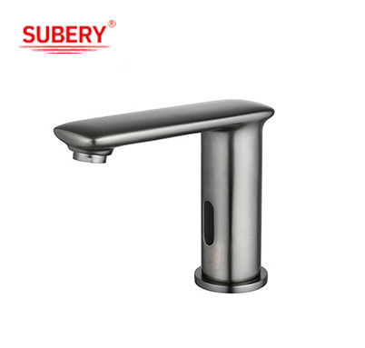 Faucet wastafel dapur komersial tanpa kontak sensor infrared touchless faucet dapur komersial modern