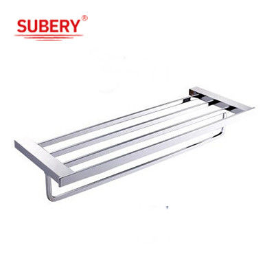 Kualitas tinggi stainless steel lipat pakaian kamar mandi penyimpanan dinding dipasang tahan karat handuk pengeringan rak