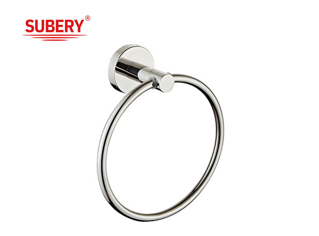 aksesoris kamar mandi cincin handuk stainless steel Mudah untuk menyimpan tali handuk dipasang di dinding