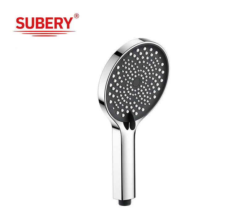 ABS plastik 3 fungsi handshower hand shower kolom kamar mandi kromium baru silisium cair nozzle bulat mudah bersih OEM