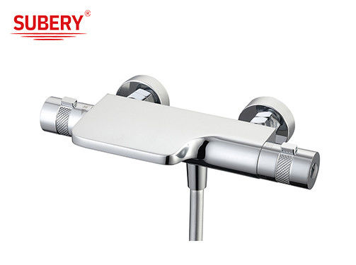 Tembaga Constant Temperature Wall Mounted Constant Temp Shower Set Hot dan Cold Shower Mixing Valve